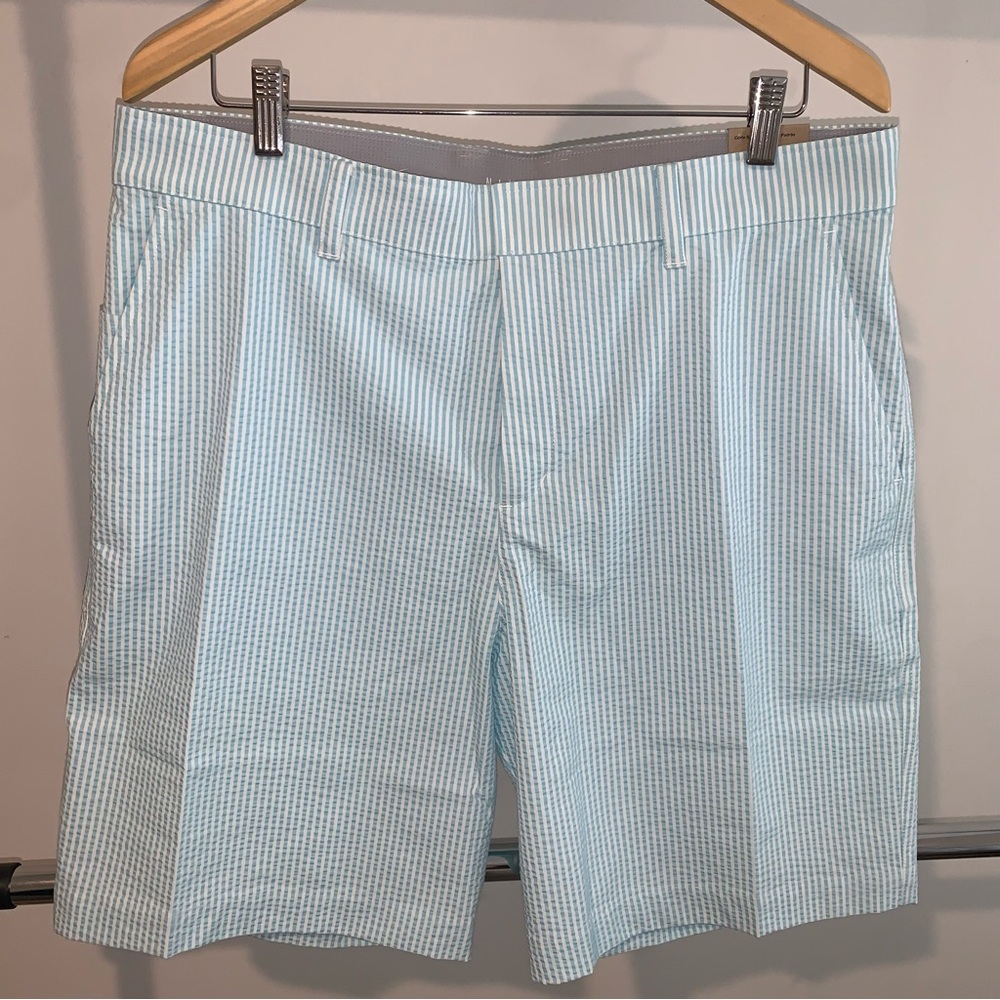 Nike Tour Seersucker Stripe Chino Golf Short Blue Men’s 38